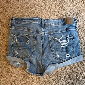 American Eagle stretch jean shorts size 10